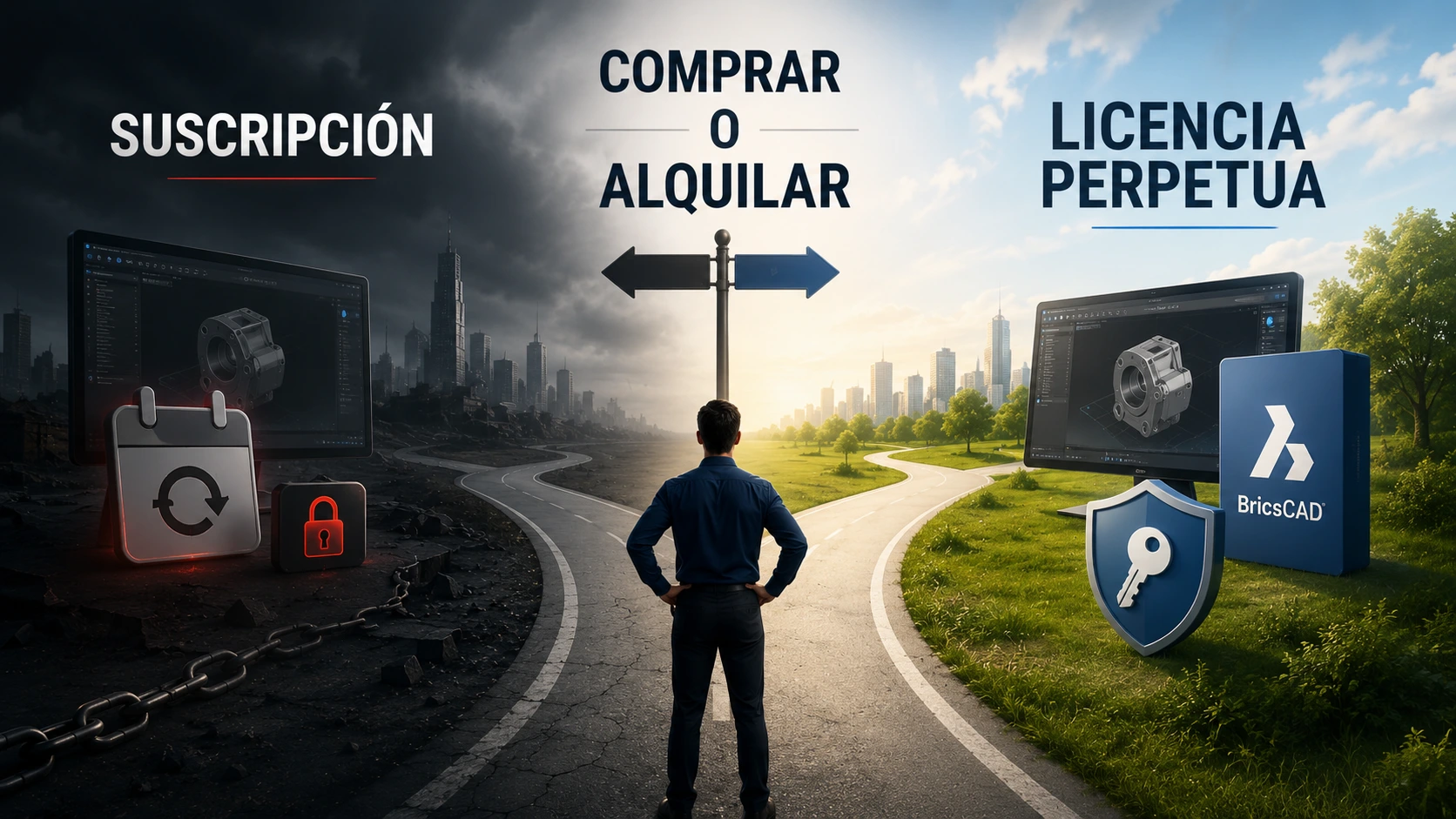 Licencia Perpetua: Por Qué BricsCAD No te Obliga a Pagar Cada Año
